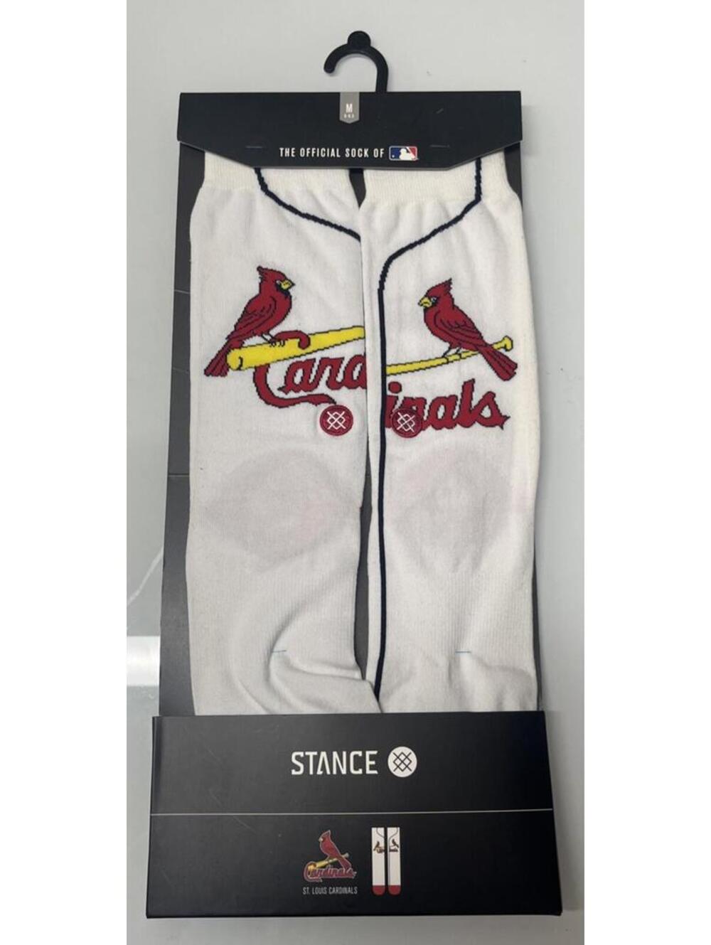 STANCE Medium Size ST. LOUIS CARDINALS Socks MLB - Brand New!